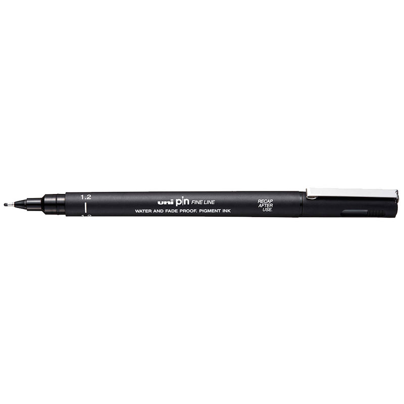 Uni Pin Permanent Black Fineliners