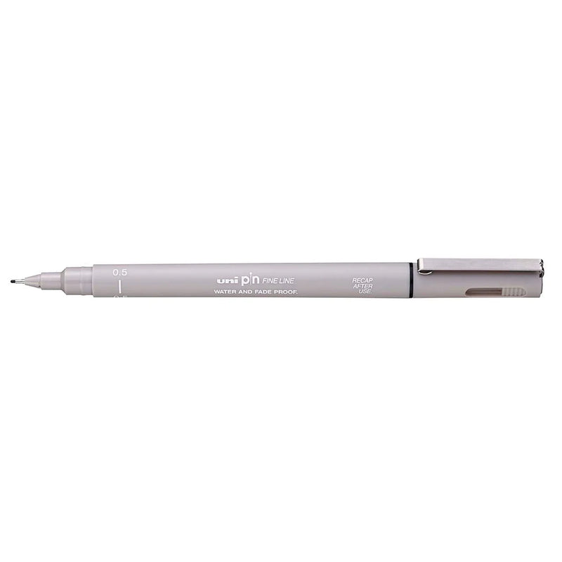 Uni Pin Permanent Light Grey Fineliners