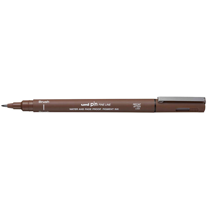 Uni Pin Permanent Sepia Brush Fineliner