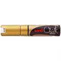 Uni Chalk Marker 8.0mm Chisel Tip PWE-8K#Colour_GOLD