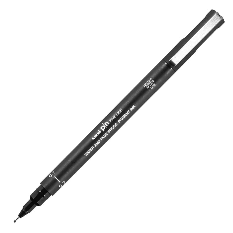 Uni Pin Permanent Black Fineliners