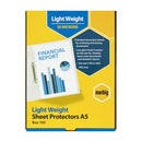Marbig Sheet Protectors Lightweight A5 Pack Of 100
