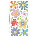 American Crafts Sticko Pastel Flowers 24 Piece Vellum Sticker Pack