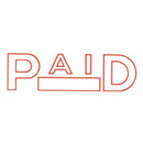 Dixon "Paid"  Stamp 007 - Red Pre Inked