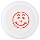 Dixon Stamp 073 Smiley Face Red Small Round Pre Inked