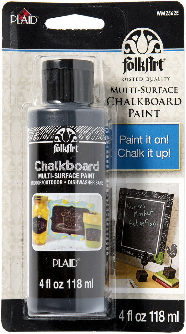 Folk Art Chalkboard 4oz Black