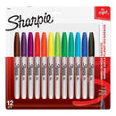 Sharpie Permanent Fine Point Markers Set of 12