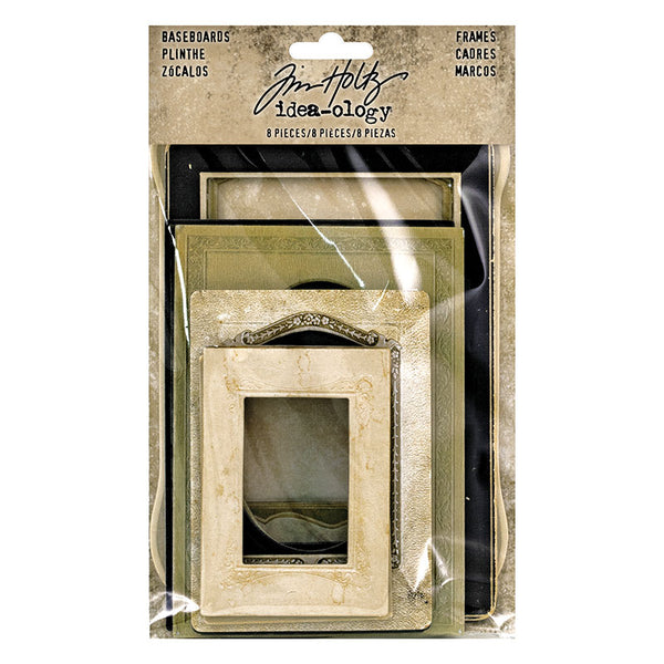 Tim Holtz Idea-Ology Baseboard Frames 8 Pieces