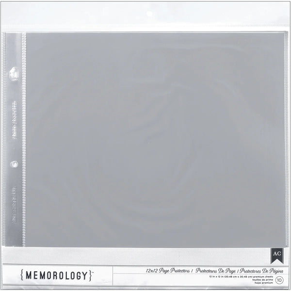 American Crafts 12" x 12" 1 Pocket Page Protectors Pack of 10