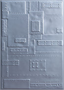 Sizzix by Tim Holtz 3D Texture Fades Foundry Embossing Folder