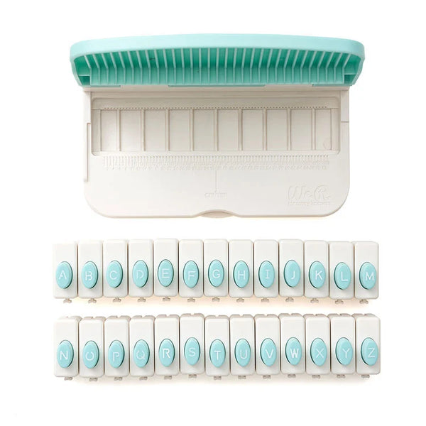 We R Memory Keepers 27 Piece Uppercase Word Punch Board