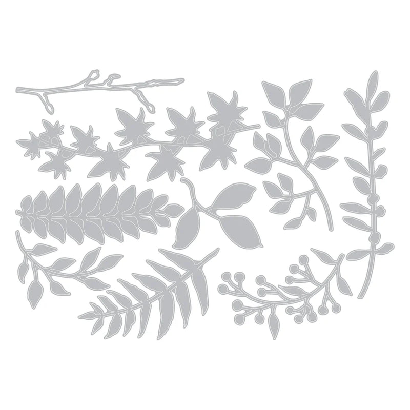 Sizzix by Tim Holtz Garden Greens Thinlits Dies