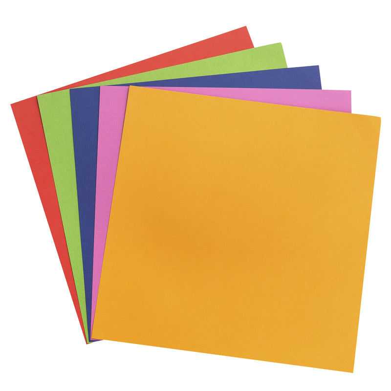 American Crafts 12" x 12" Textured 60 Sheets Bright Precision Cardstock