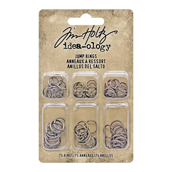 Tim Holtz Idea-Ology Jump Rings 75 Pieces