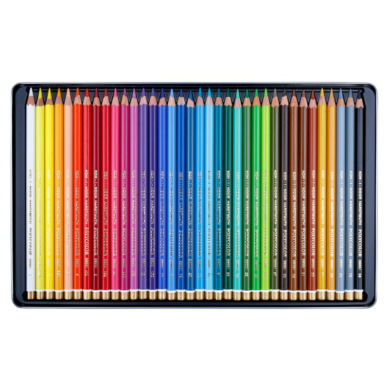 Koh-I-Noor Polycolor Colour Pencil Set of 36