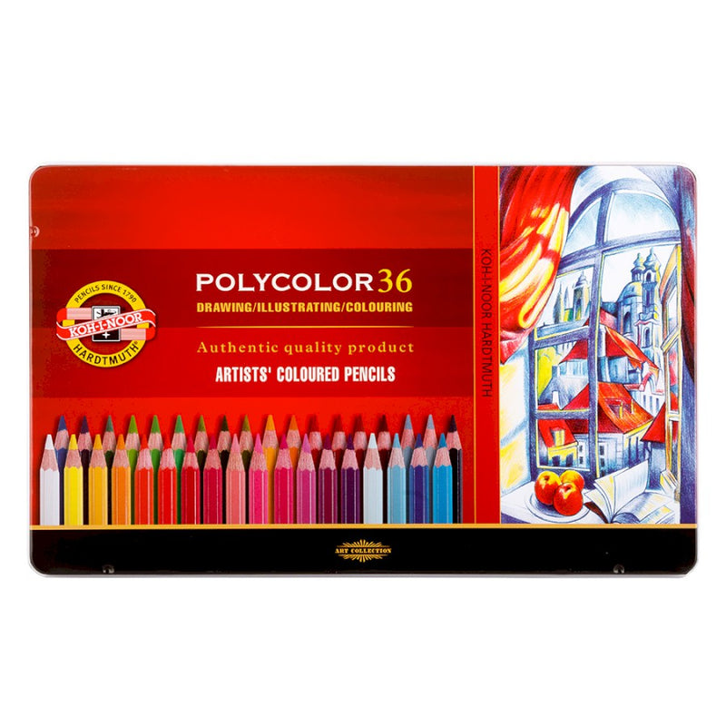 Koh-I-Noor Polycolor Colour Pencil Set of 36