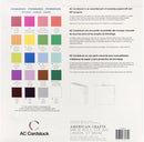American Crafts 12" x 12" Textured 60 Sheets Primaries Cardstock Variety Pack