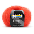 Sesia Eiffel Kid Mohair & Silk Yarn 12ply#Colour_ORANGE RED (3779)