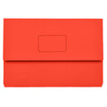Marbig Slimpick Foolscap Document Wallet Pack Of 50#Colour_RED