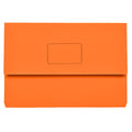 Marbig Slimpick Foolscap Document Wallet Pack Of 50#Colour_ORANGE