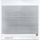 American Crafts 12" x 12" 6 Pocket Page Protectors Pack of 10