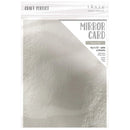 Craft Perfect Mirror Cardstock 8.5"X11" Pack of 5 Chrome Silver