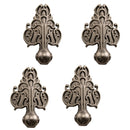 Tim Holtz Idea-Ology Antique Nickel Foundations Box Feet 4 Pieces