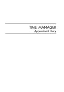 Collins Diary Refill MDA51A-TM Time Manager Even Year