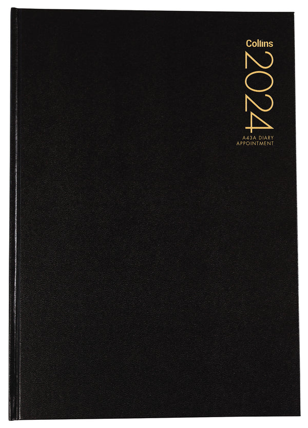 Collins Diary A43A Black Appointment