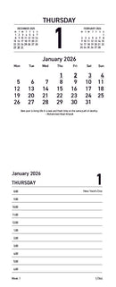 Collins Calendar Refill 13H Top Opening Even Year