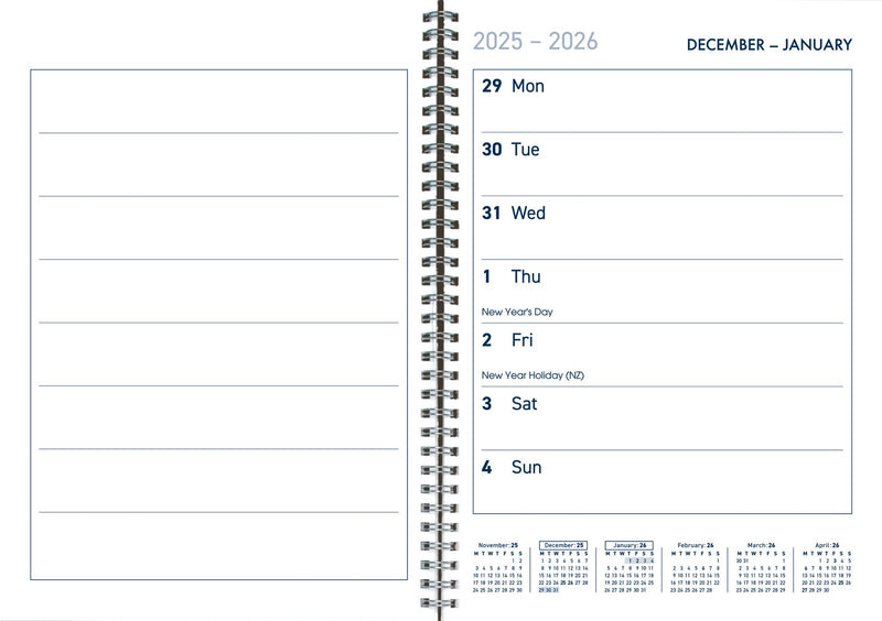 Collins Diary A5TS Even Year