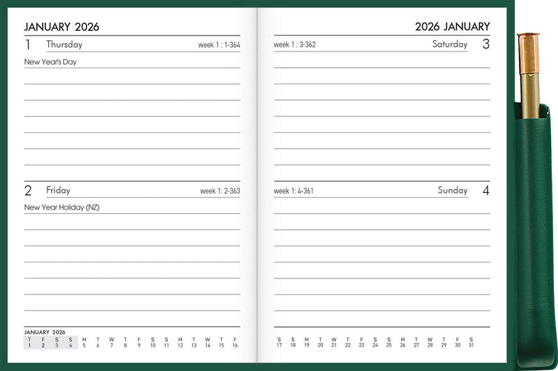 Collins Diaries A72PP With Pencil Even Year
