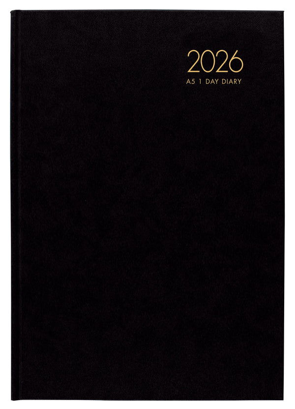 Windsor A51 Day to Page Diaries Even Year#Colour_BLACK