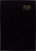 Windsor A53 Week to View Diaries Even Year#Colour_BLACK