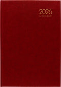 Windsor A53 Week to View Diaries Even Year#Colour_RED