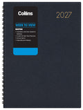 Collins Boston Diary A43 Week To View 2027#Colour_NAVY
