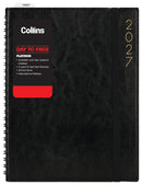 Collins Diary Platinum A51 Day To Page Diary Black Wiro 2027 