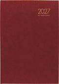 Windsor Diary A53 Week To View 2027#Colour_RED