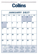 Collins Calendar A3 Month To View Wiro 2027