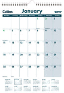 Collins Calendar A3 Month To View Laminated Wiro 2027