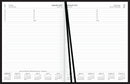 Collins Diary BD1081 Day To Page Business Black 2027 