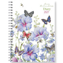 Collins Wiro Week To View J. Brinkman White Flower Series 2027 Diary