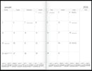 Collins Diary Planner Monthly A4 PVC Cover Black Even Year