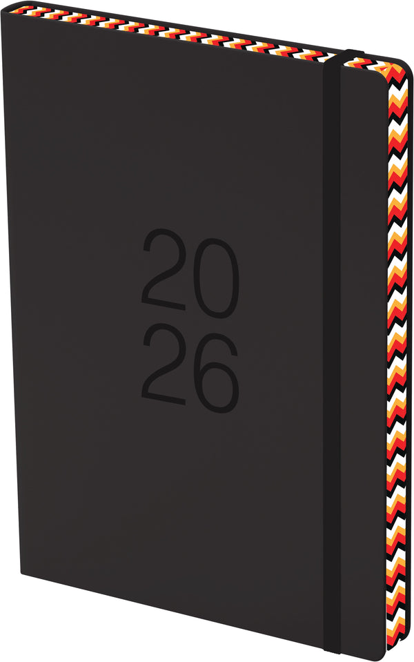 Collins Diaries A51 Day Per Page Colour Edge Even Year#Colour_BLACK