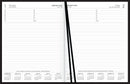 Collins BD1081 Business Diary Day to Page Black Even Year 
