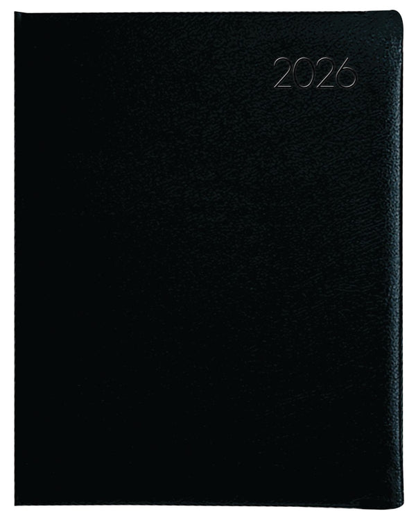 Collins MD1083 Appointment Diary Week to View Black Even Year