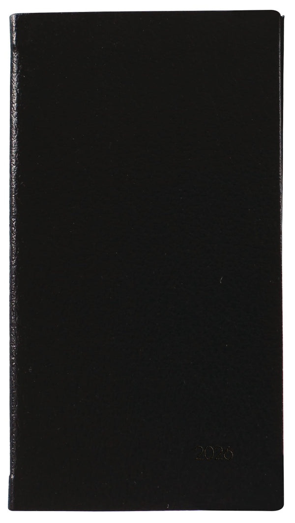 Collins CW7 Notes Diary Black Even Year 