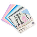 American Crafts 12" x 12" Textured 60 Sheets Winter Cardstock Variety Pack