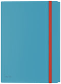 Leitz Cosy 3 Flap Folder With Pocket PP A4 - Pack Of 10#Colour_BLUE