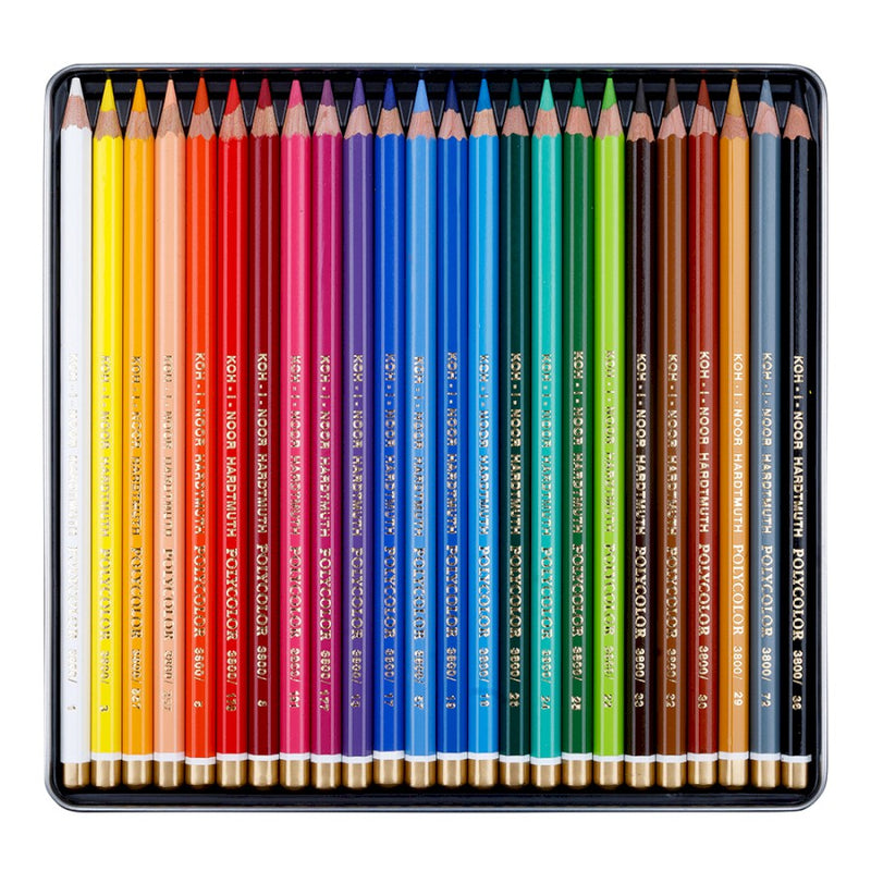 Koh-I-Noor Polycolor Colour Pencil Set of 24